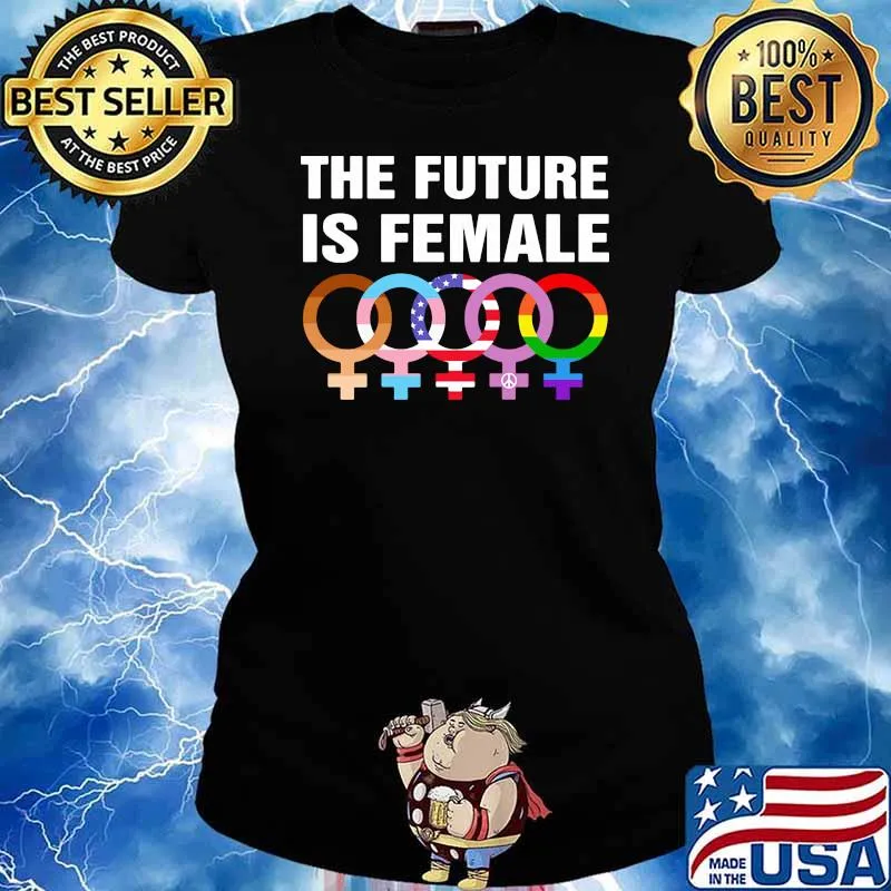 The future is female bmw lgbt Ladies tee