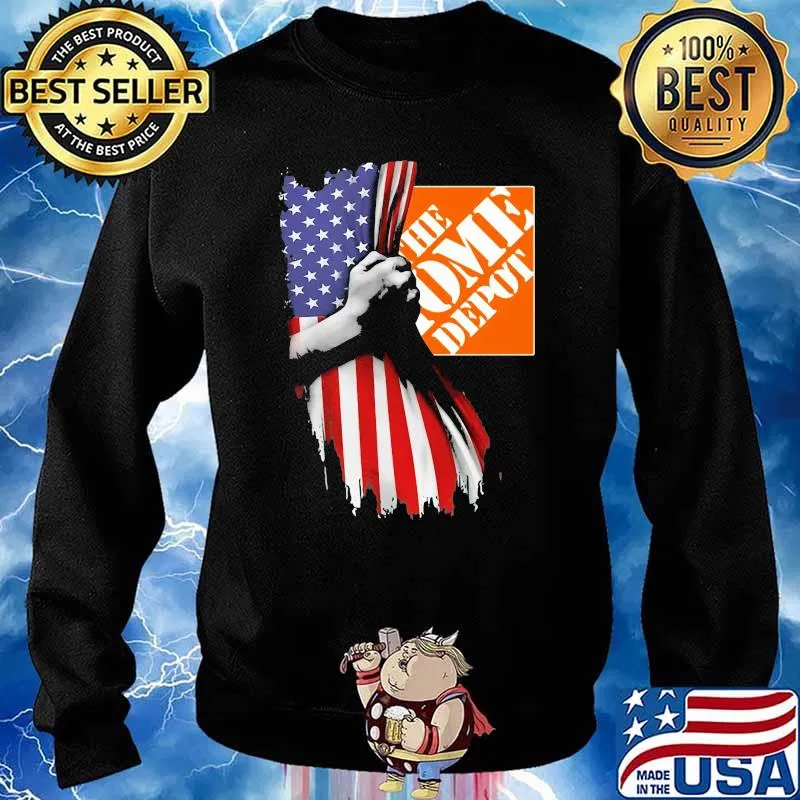 The Home Depot American Flag Sweater