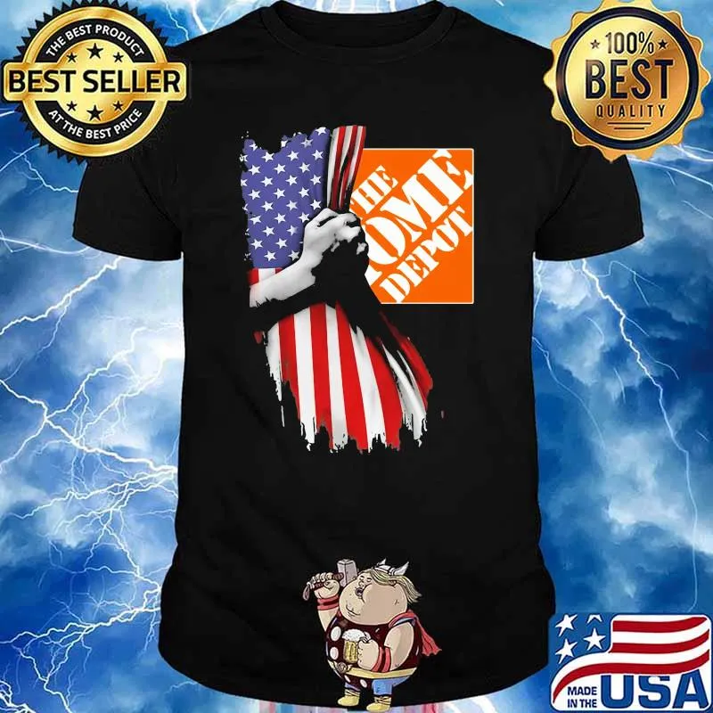 The Home Depot American Flag shirt