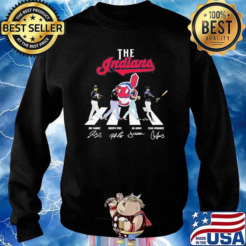 The indians abbey road signatures s Sweater