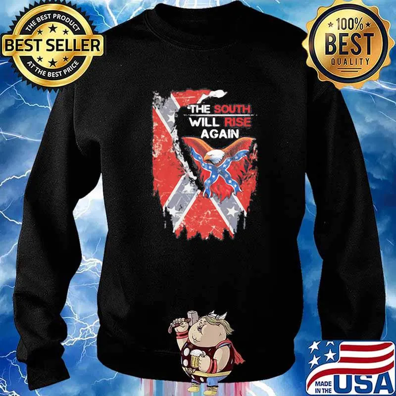 The South Will Rise Again Eagle Flag s Sweater