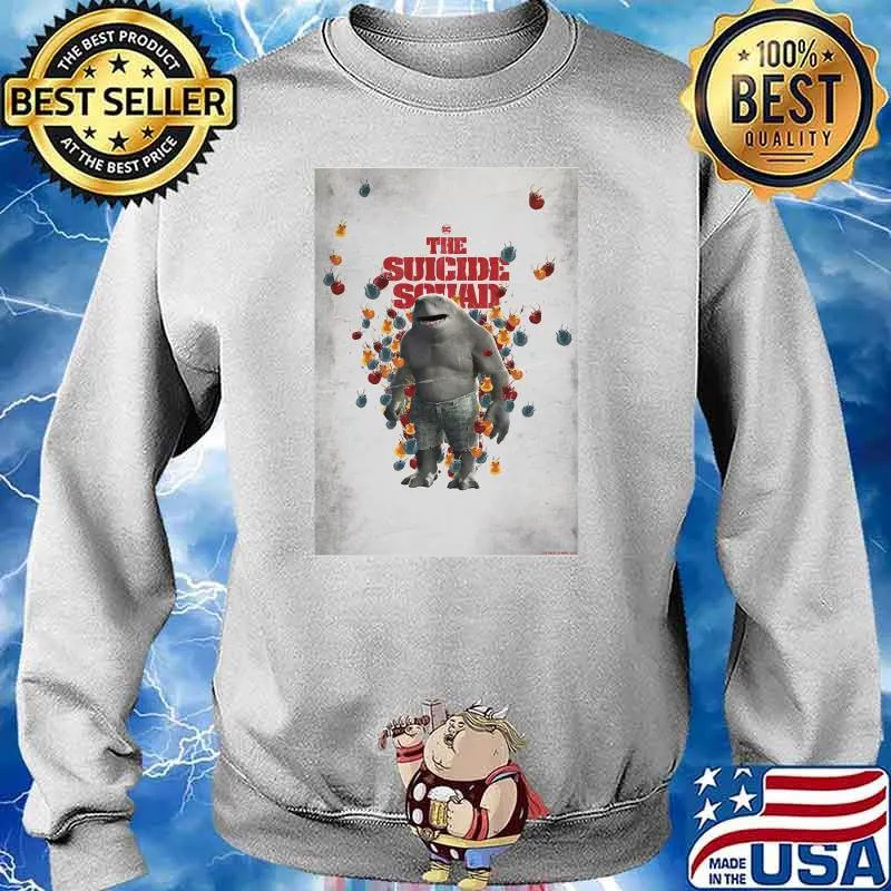 The Suicide Squad King Shark Poster Shirt Sweater