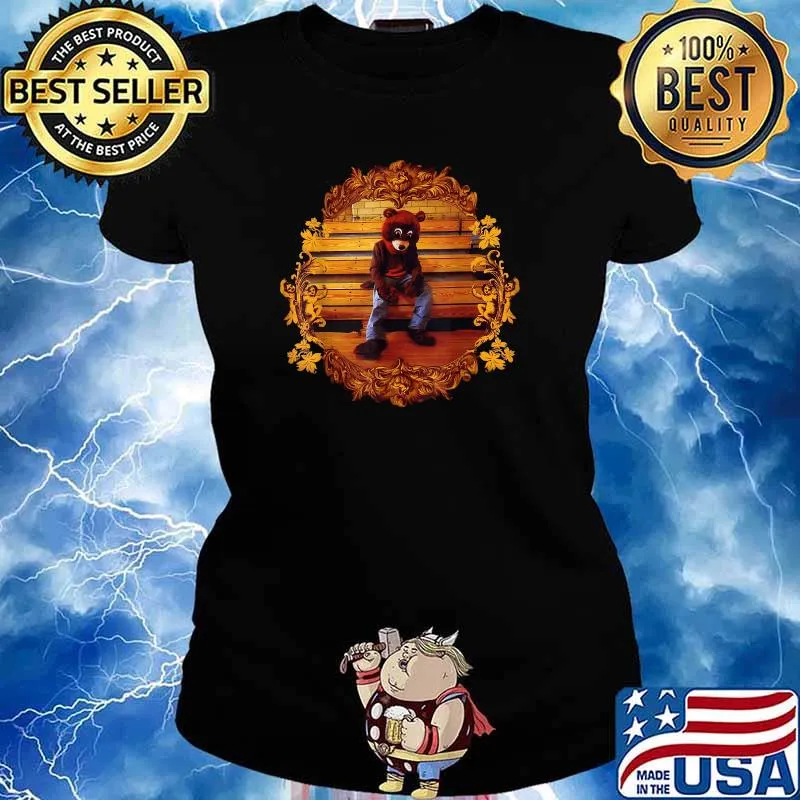 The Vintage Kanyes Funny Design Wests 80s Style Art Shirt Ladies tee