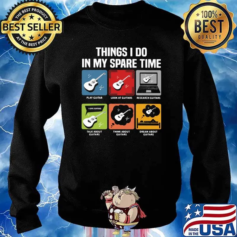 Things i do in my spare time guitar s Sweater