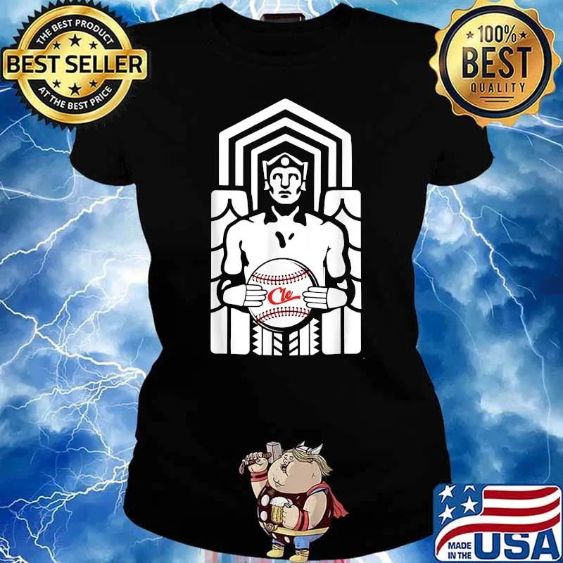Traffic Bridge Cleveland Baseball T-Shirt Ladies tee