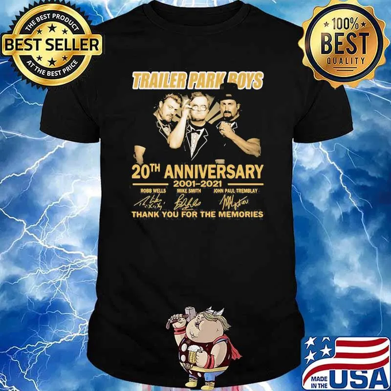 Trailer Park Boys 20th Anniversary Thank you For The Memories Shirt