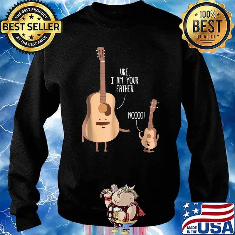 Uke I Am Your Father Ukulele Guitar Music Shirt Sweater