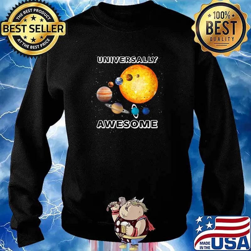 Universally Awesome Solar System Shirt Sweater
