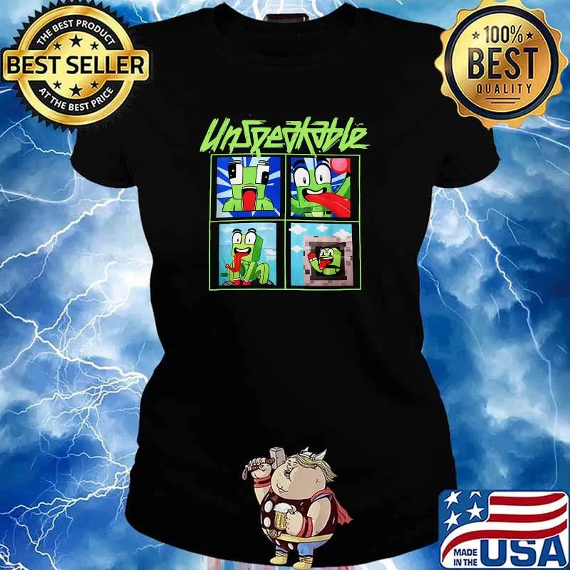 Unzaedable Gaming Four Sided Shirt Ladies tee
