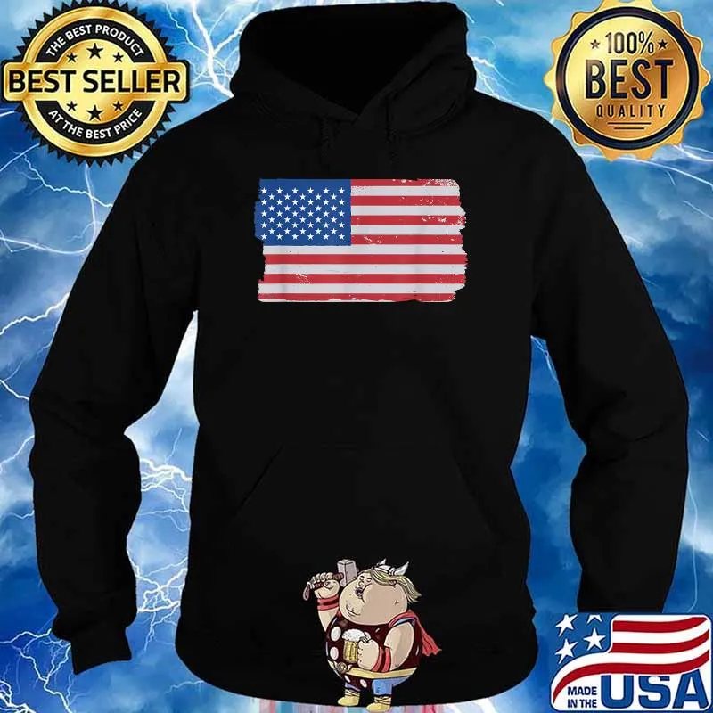 Us flag grunge T-Shirt Hoodie