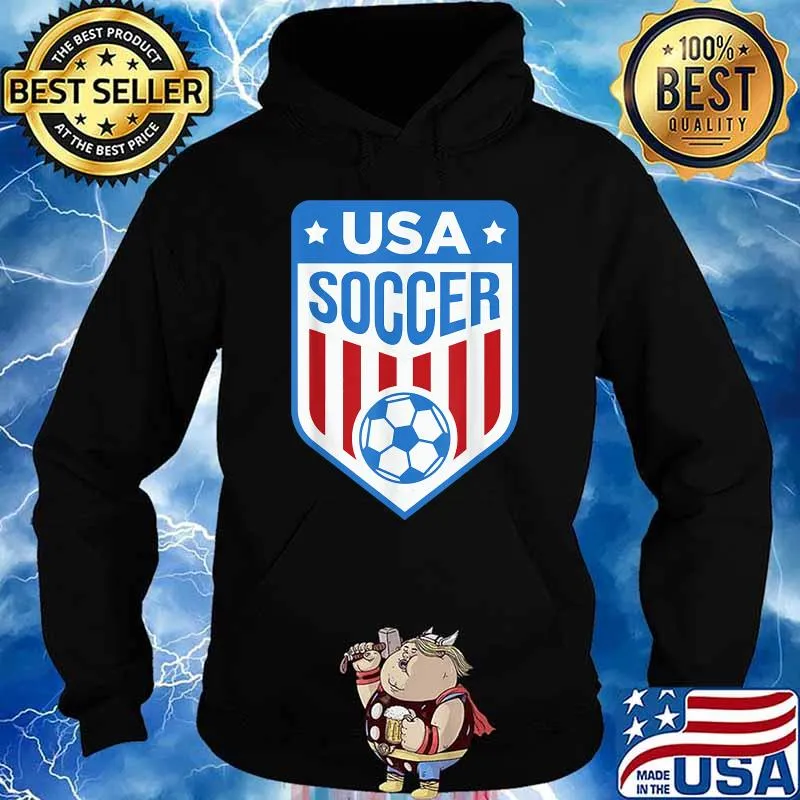 USA Soccer Team USA Flag Football T-Shirt Hoodie