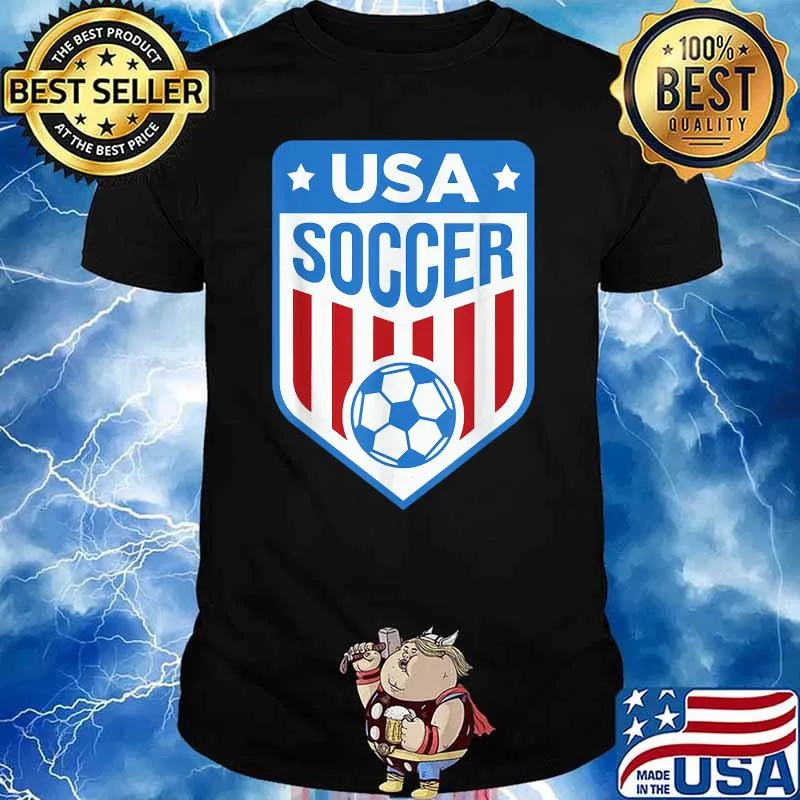 USA Soccer Team USA Flag Football T-Shirt