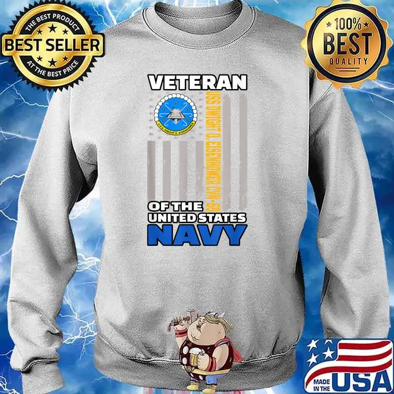 USS Dwight D. Eisenhower CVN-69 Aircraft Carrier Veteran Day Of United States Navy T-Shirt Sweater