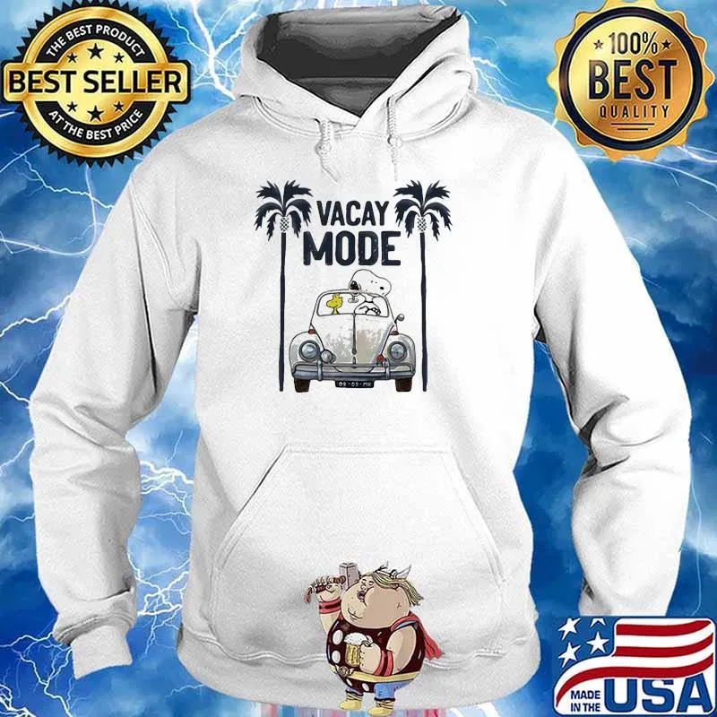 Vacay mode snoopy driving car s Hoodie
