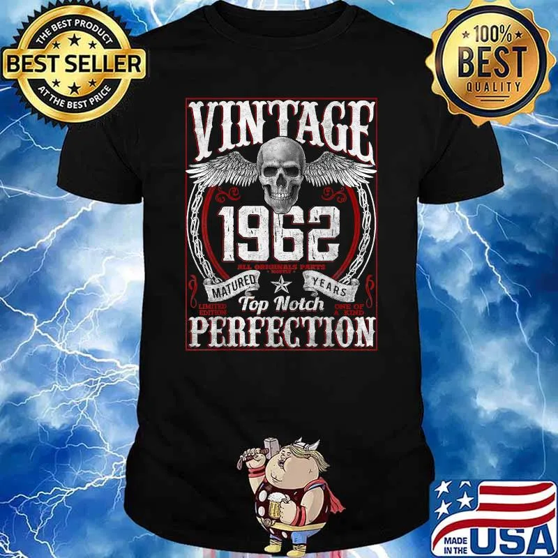 Vintage 1962 Limited Edition 1962 All Originals Parts Shirt