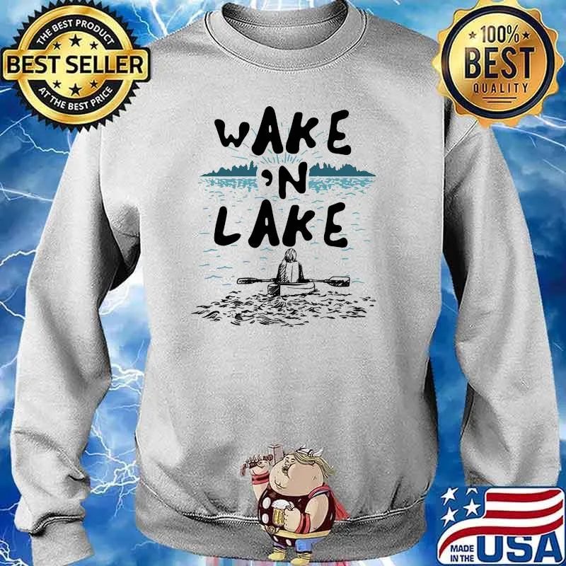 Wake and lake kayak Sweater