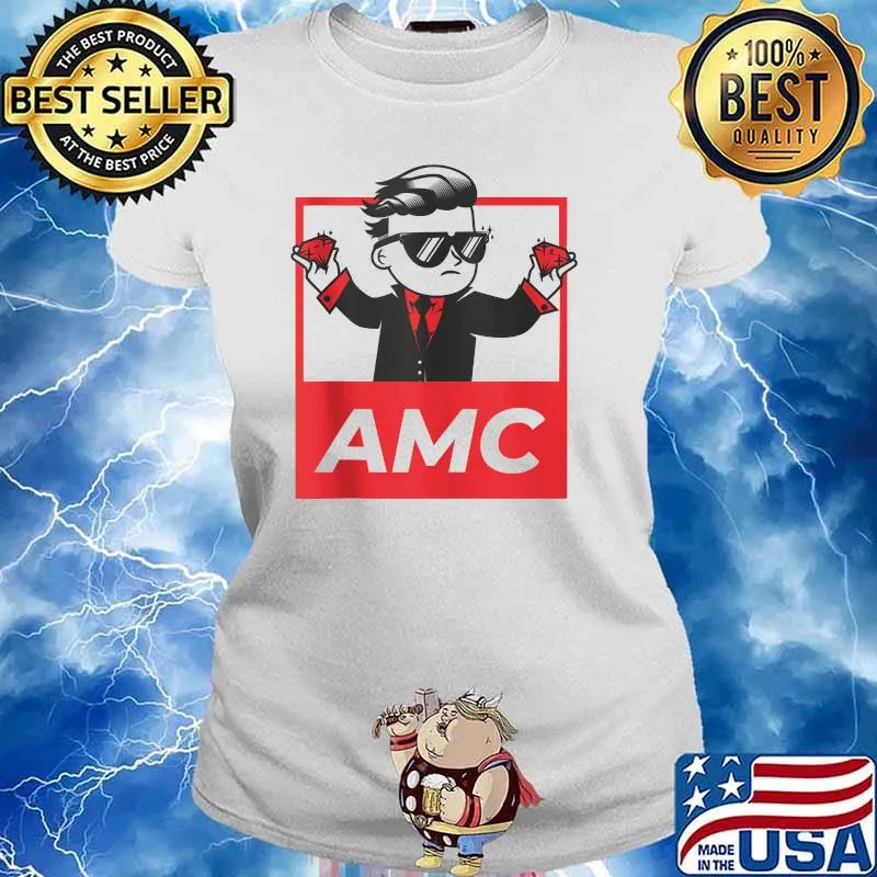 Wallstreetbets Diamond Hands, Wallstreetbets AMC To The Moon Shirt Ladies tee