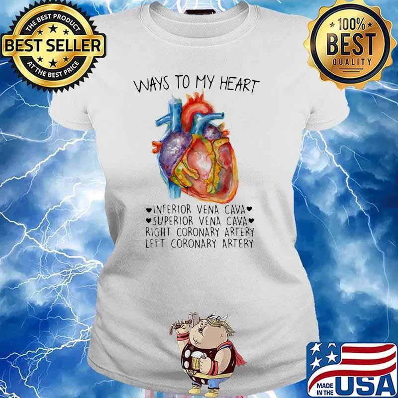 Ways to My Heart Inferior Vena Cava Superior Ven Cava Shirt Ladies tee
