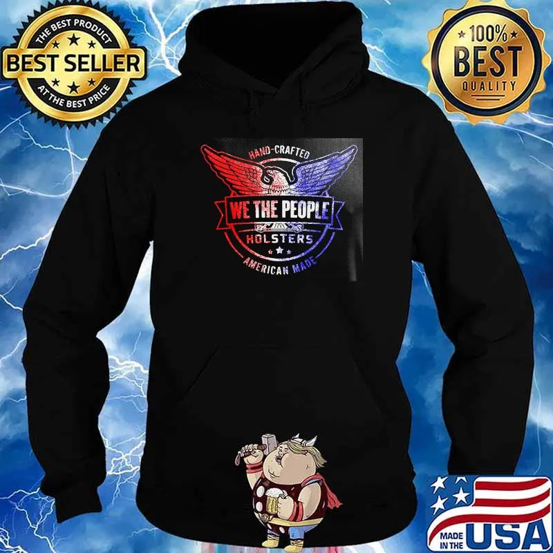 We The People Holsters Distressed Flag Logo s Hoodie