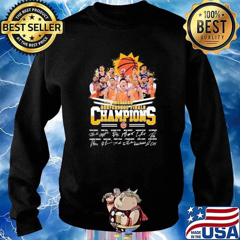 Western conference finals champions phoenix suns signatures s Sweater
