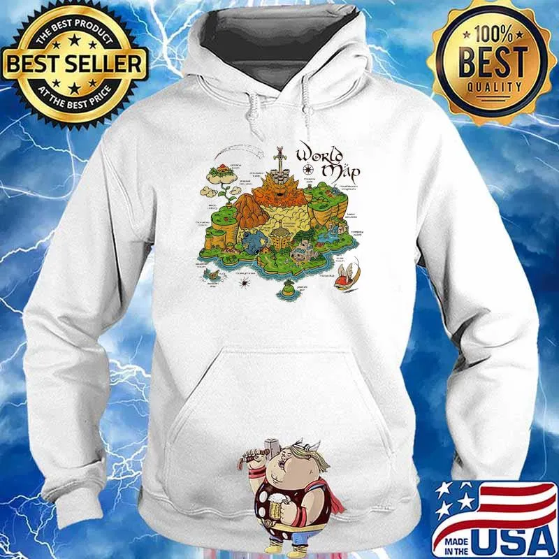 World map game s Hoodie