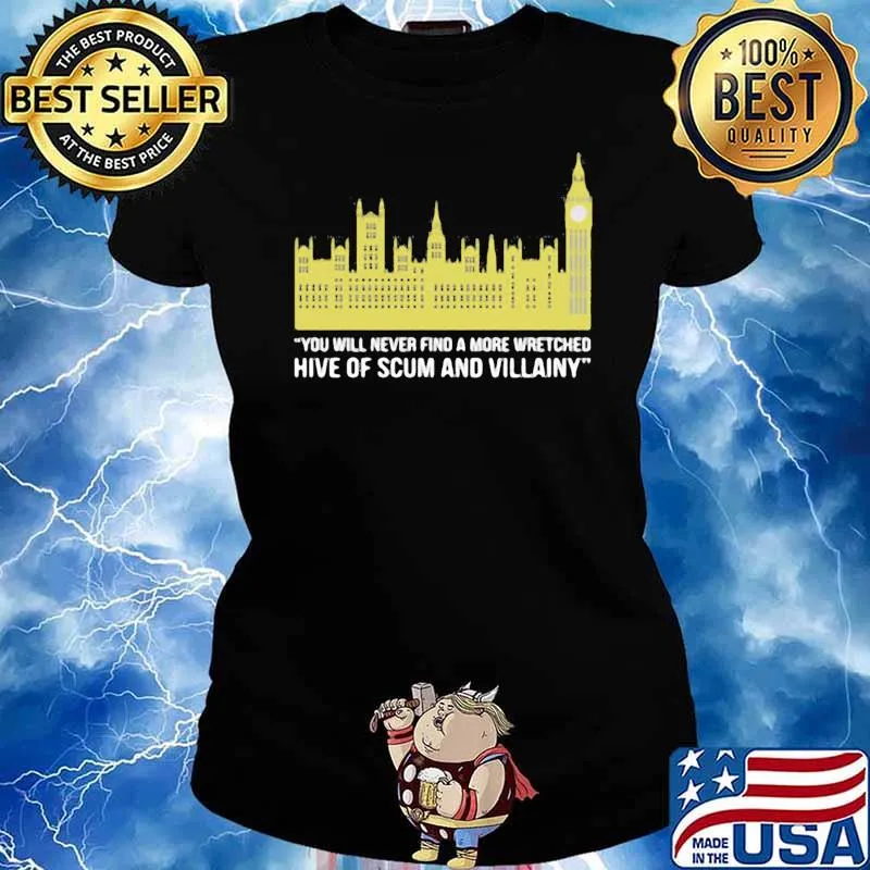 You will never find a more wretched hive of scum and villainy s Ladies tee