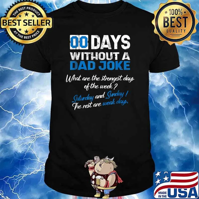Zero Days Without A Dad Joke Shirt