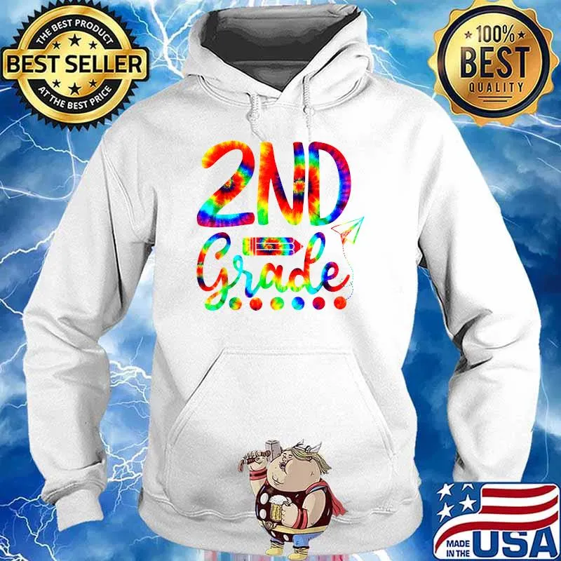 2nd Grade Rainbow Back To School Happy T-Shirt Hoodie