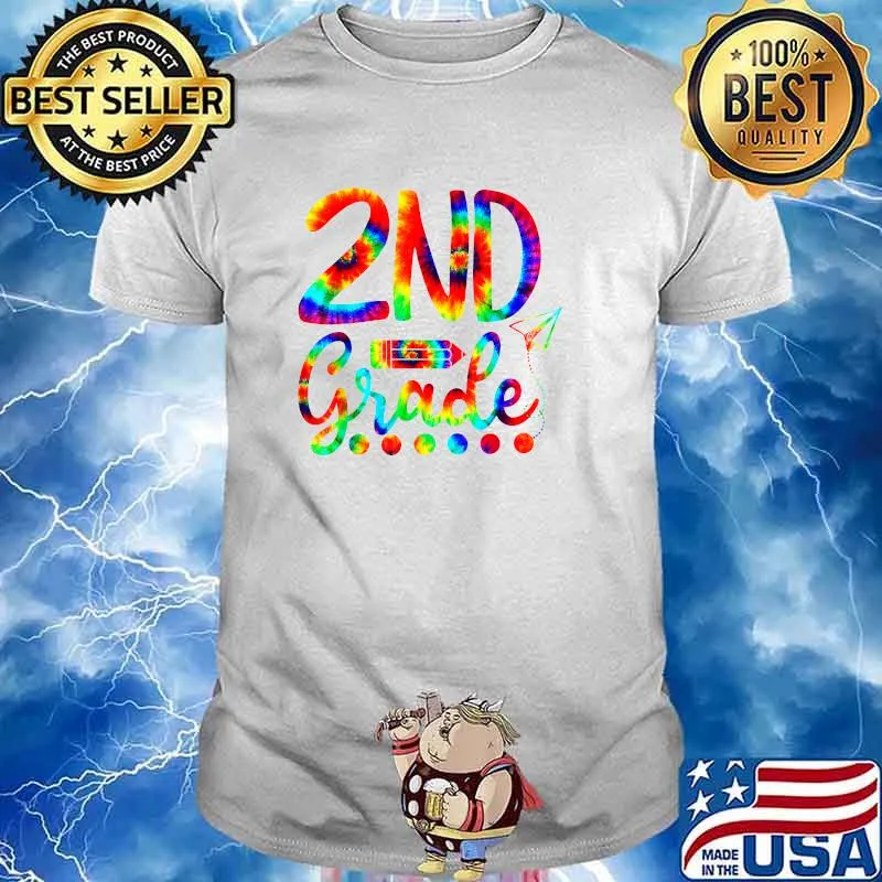 2nd Grade Rainbow Back To School Happy T-Shirt