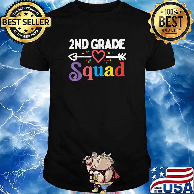 2nd Grade Squad Second First Day Of School T-Shirt
