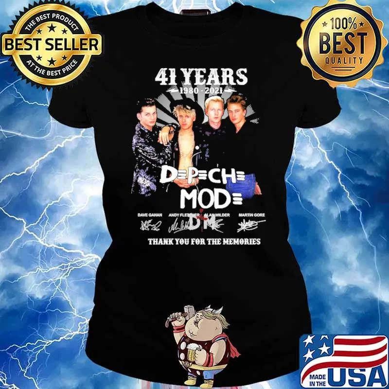 41 Years 1980 2021 DPCH Mod Thank You For The Memories Shirt Ladies tee