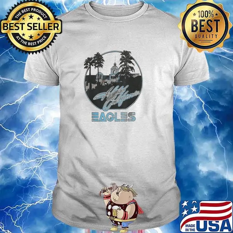 50th Years Eagles Love Hotels Retro California Band Music T-Shirt