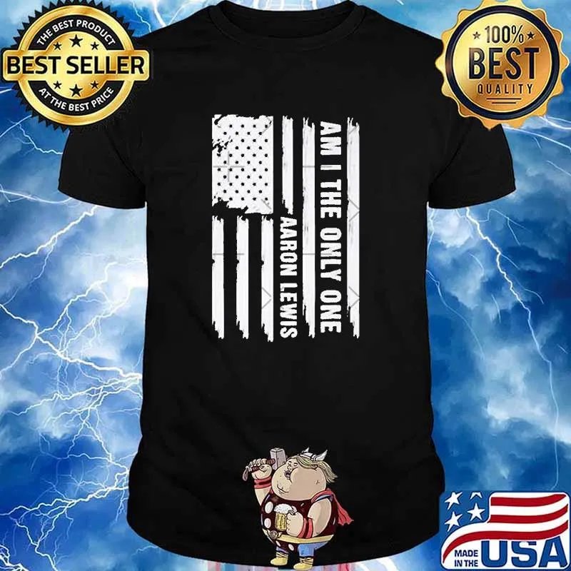 Aaron Lewis Am I The Only One Premium Flag T-Shirt