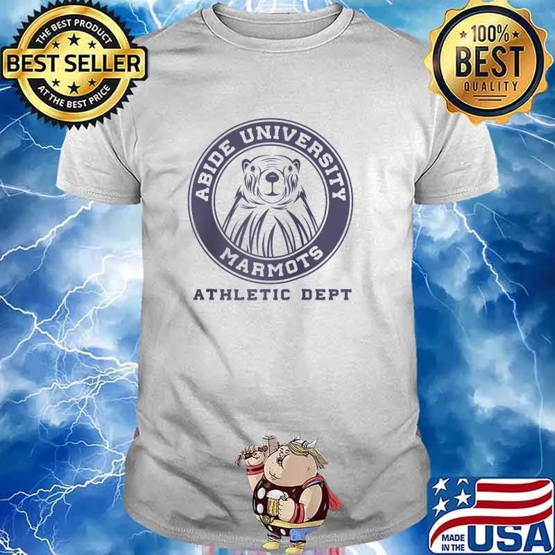 Abide University Marmot Raglan Baseball T-Shirt