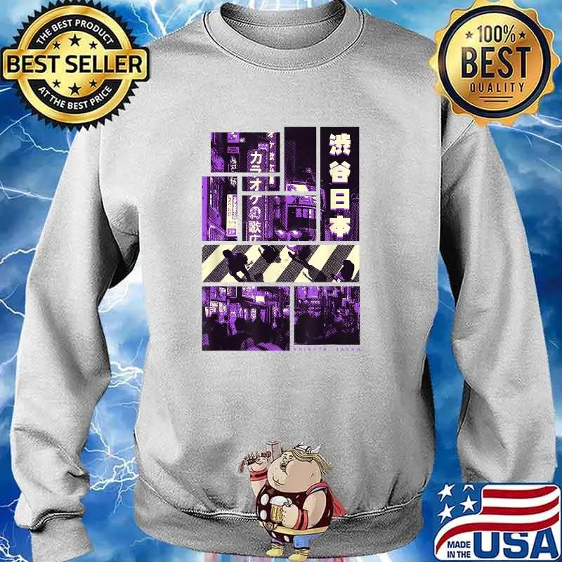 Aesthetic Vaporwave. Japan Style 90s Clothes Tokyo Shibuya T-Shirt Sweater