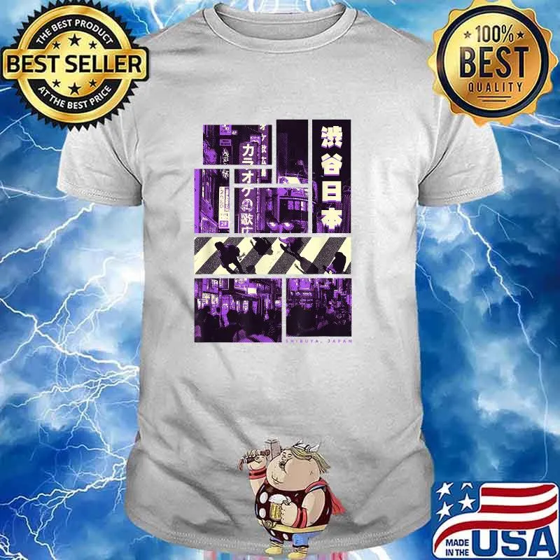 Aesthetic Vaporwave. Japan Style 90s Clothes Tokyo Shibuya T-Shirt