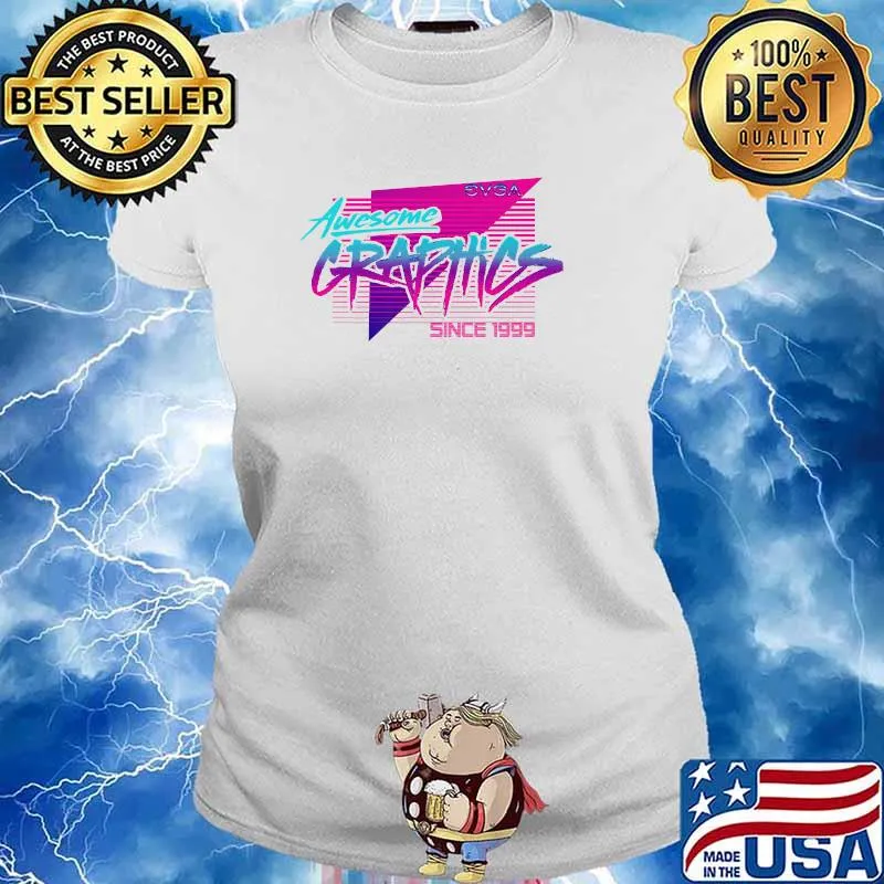 Awesome Graphics Since 1999 Premium T-Shirt Ladies tee