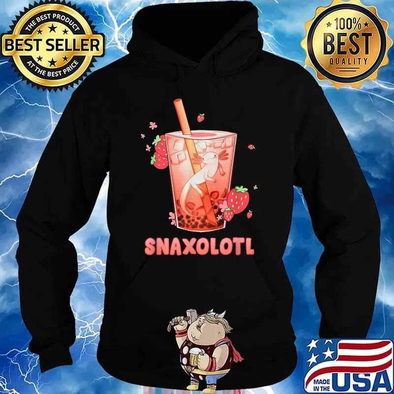 Axolotl Lover Snaxolotl Kawaii T-Shirt Hoodie
