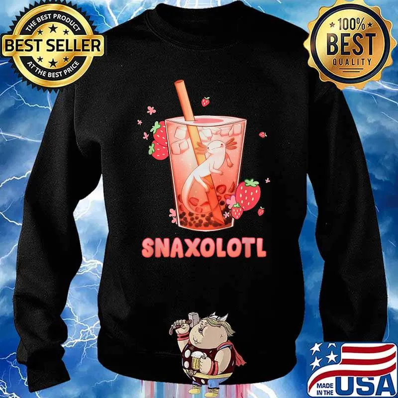Axolotl Lover Snaxolotl Kawaii T-Shirt Sweater