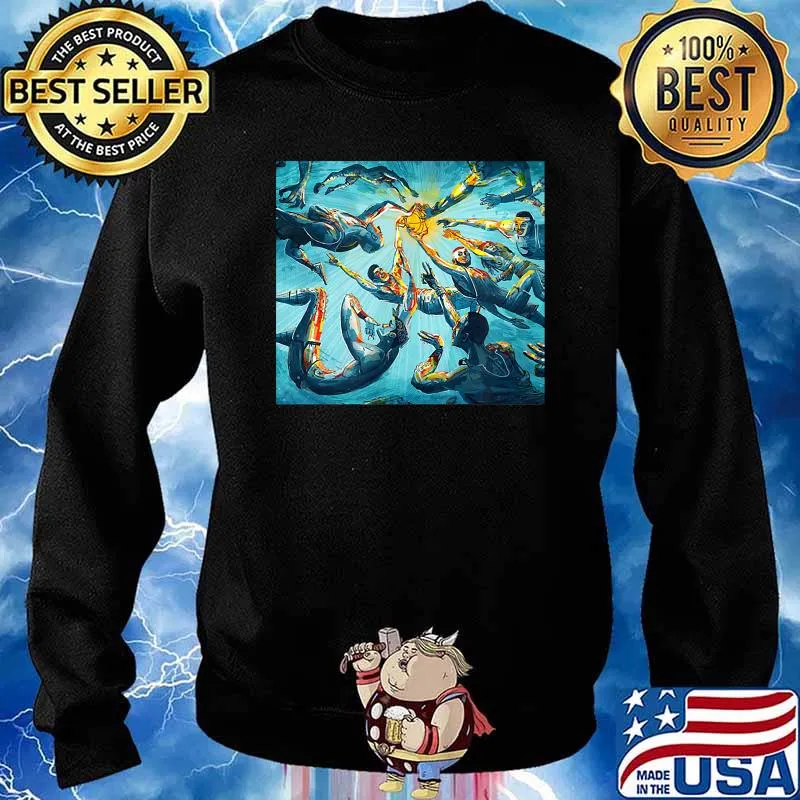 Basketball underwater design fireball T-Shirt Sweater