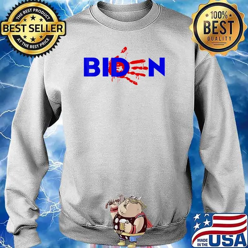 Biden Handprint Resign Now T-Shirt Sweater