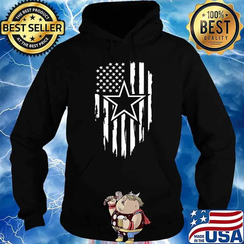 Dallas Jersey Football CowBoys Flag Usa T-Shirt Hoodie