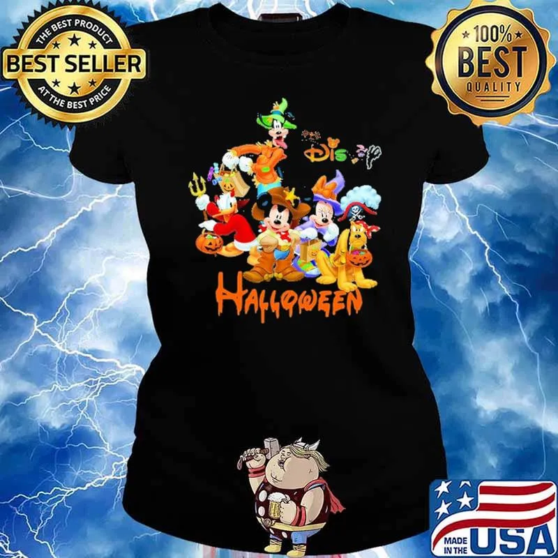 Disney Halloween Friend Mickey Shirt Ladies tee