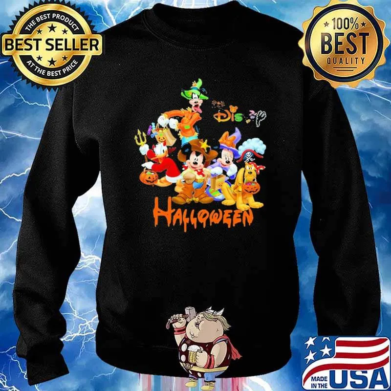 Disney Halloween Friend Mickey Shirt Sweater