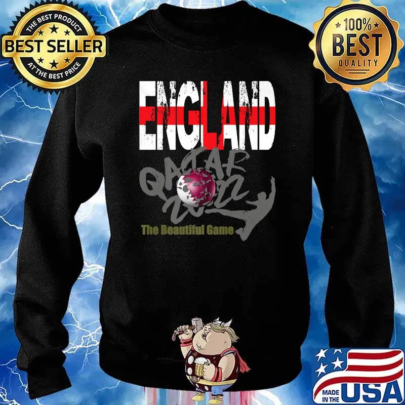 England 2022 World Team Quatar The Beautiful Game T-Shirt Sweater