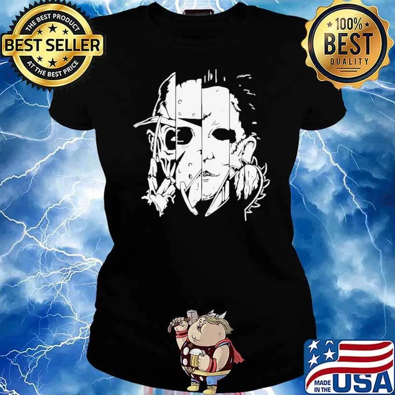 Face Halloween Shirt Ladies tee