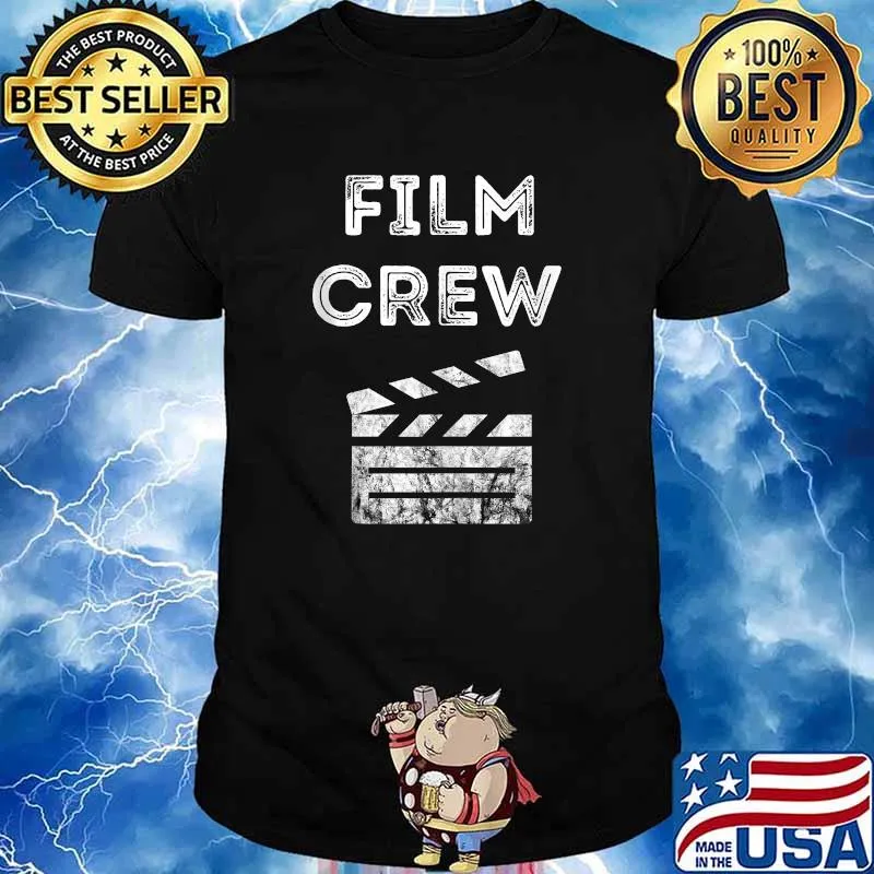 Film Crew Clapboard Filmmaker Film Producer Videographer T-Shirt