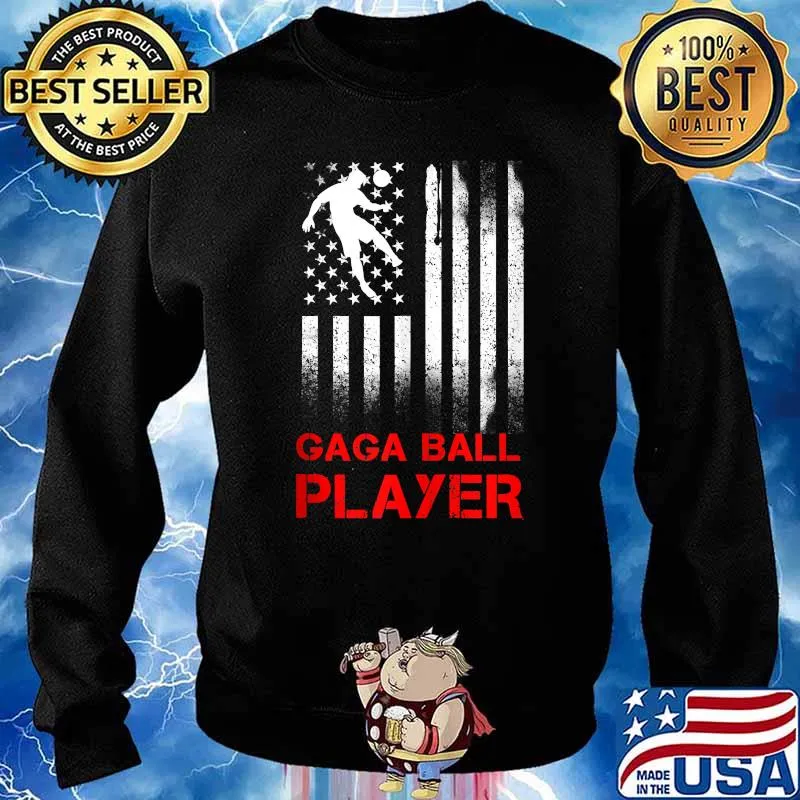 Gaga Ball Pit Player Ga-Ga flag t-s Sweater
