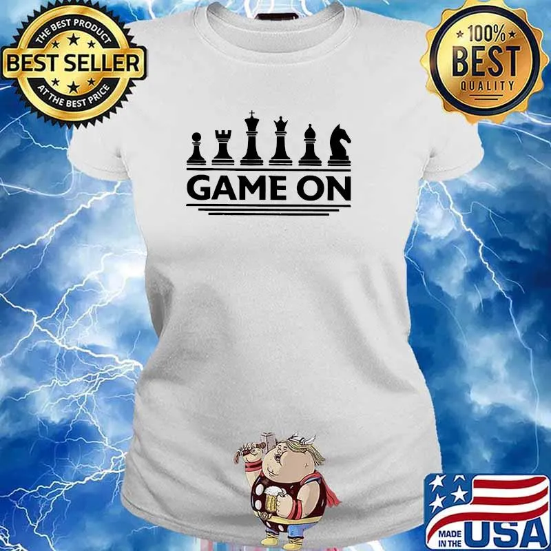 Game on chess Ladies tee