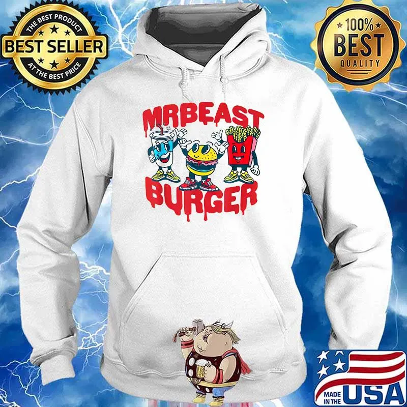 Gaming Beast Burger Game T-Shirt Hoodie